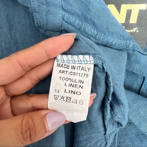 NT BY AMATI Blue Bottom shirt oversized One size - Picture 5 of 5